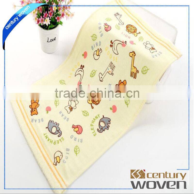 High quality beautiful printing small towels for baby
