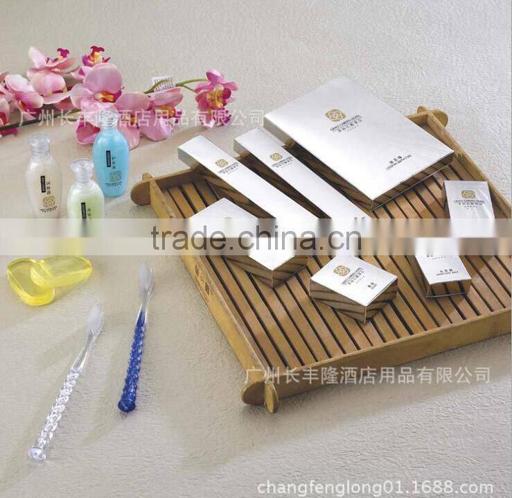 Wholesale guang zhou disposable luxury hotel supplies amenities set
