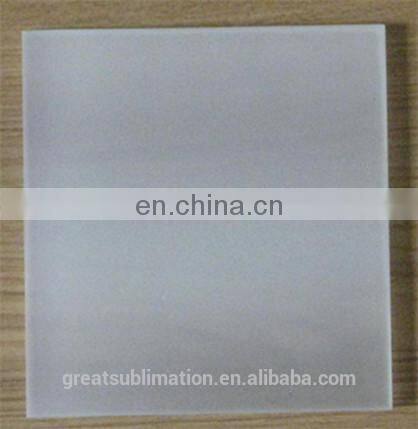 glass tile with coating for sublimation blank glass coasters