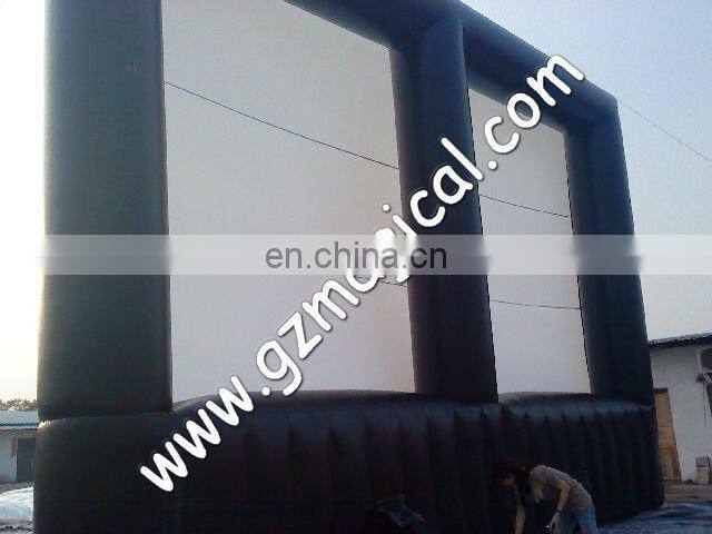 outdoor cinema inflatable screen/ inflatable projection screen
