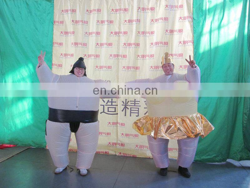 customized popular inflatable sumo wrestler costume for advertising