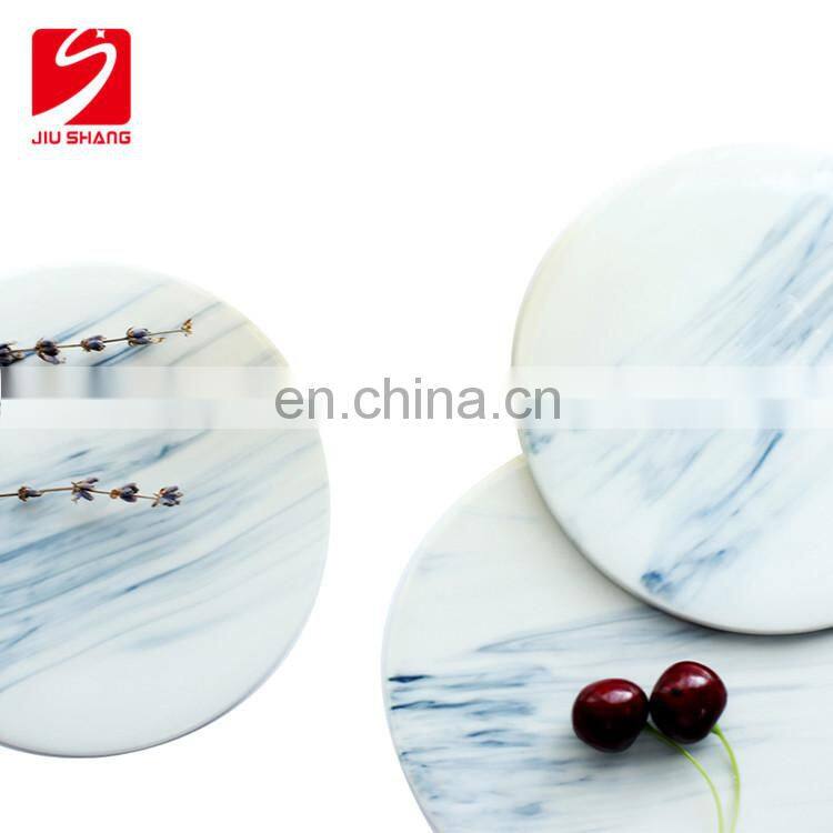 Recyclable Custom Porcelain Round Shape Stocked Bar Coasters For Drink