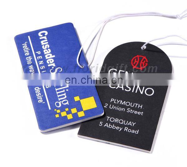 Advertising Promotional Logo Printed Paper Car Air Freshener