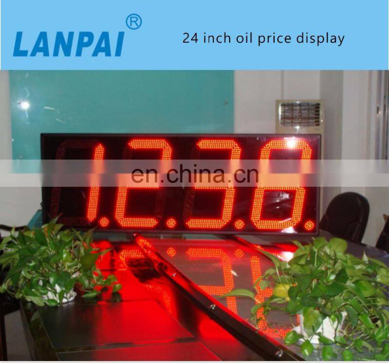 factory outdoor gas station led oil price sign