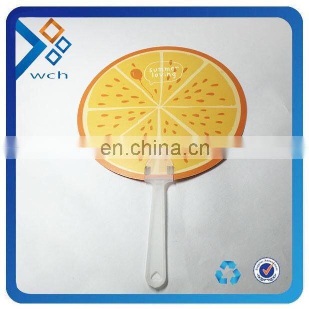 Plastic Fan/plastic advertising fan/ handle plastic fan