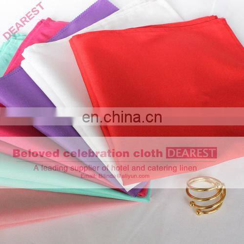 White Wholesale Wedding Napkins Hotel Yarn Dye Plain Napkins