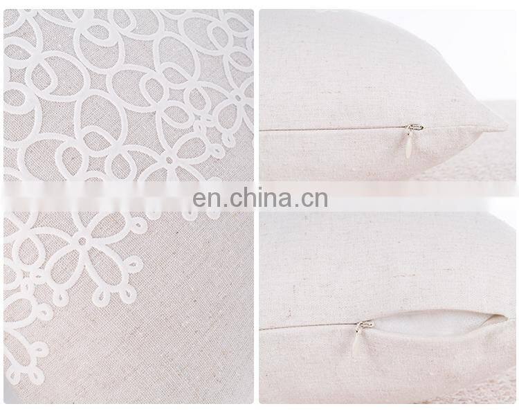 Cheap wholesale 100% polyester fabric cushion cover decorative macrame pillow with foam