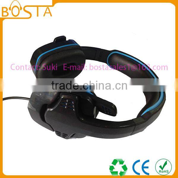 Wholesale stereo factory price funny coolest professional microphone computer headphones