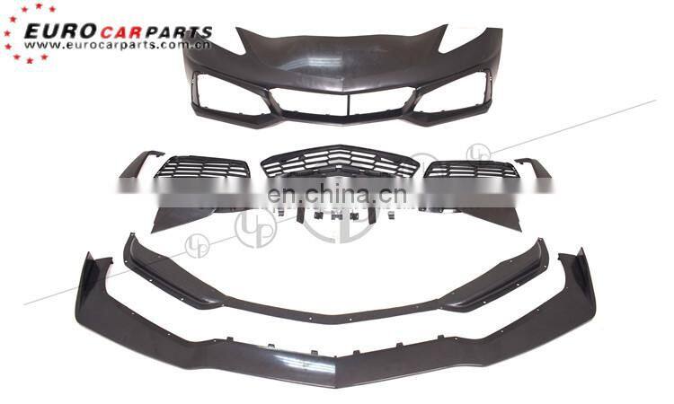 C7 ZL1 front bumper fit for C7 all year to wide front bumper with front lip PP material
