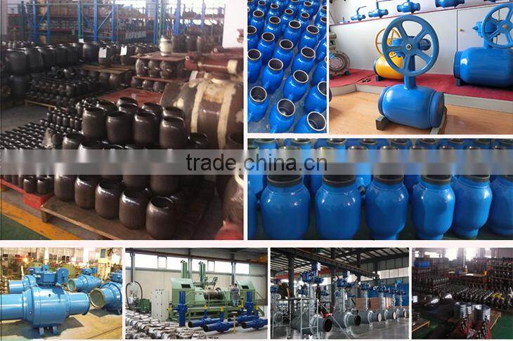 1 Inch Cast Steel Ball Valve Full Welded Ball Valve Price with Flange connection