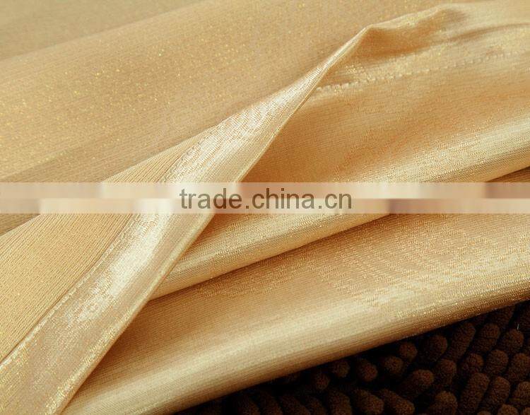 Beautiful 100% polyester jacquard linen outdoor balcony curtains