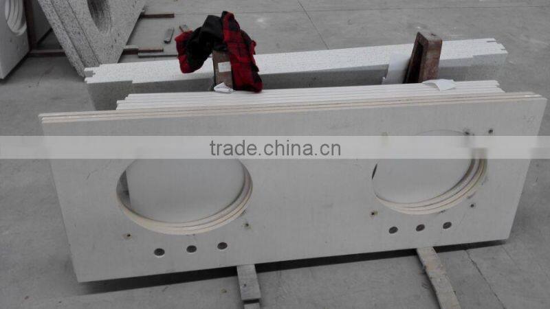 Bathroom Quartz Vanity Top with Sink Cut-out