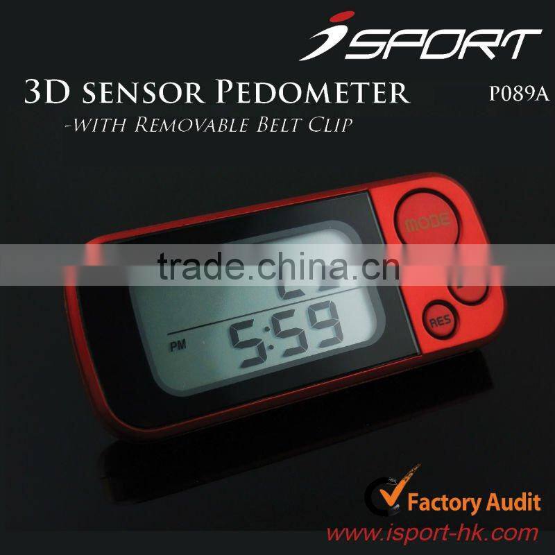 Digital Memory calorie step counter g sensor pedometer manual