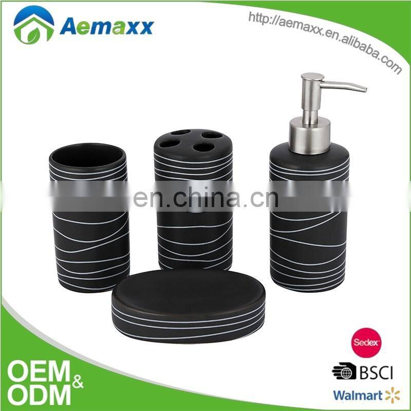 Wonderful design collections ceramic bathroom stuff of toilet accessories set