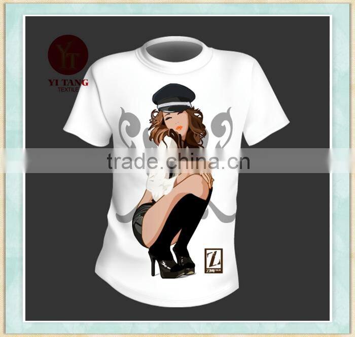Fashion four square t shirt for women low price