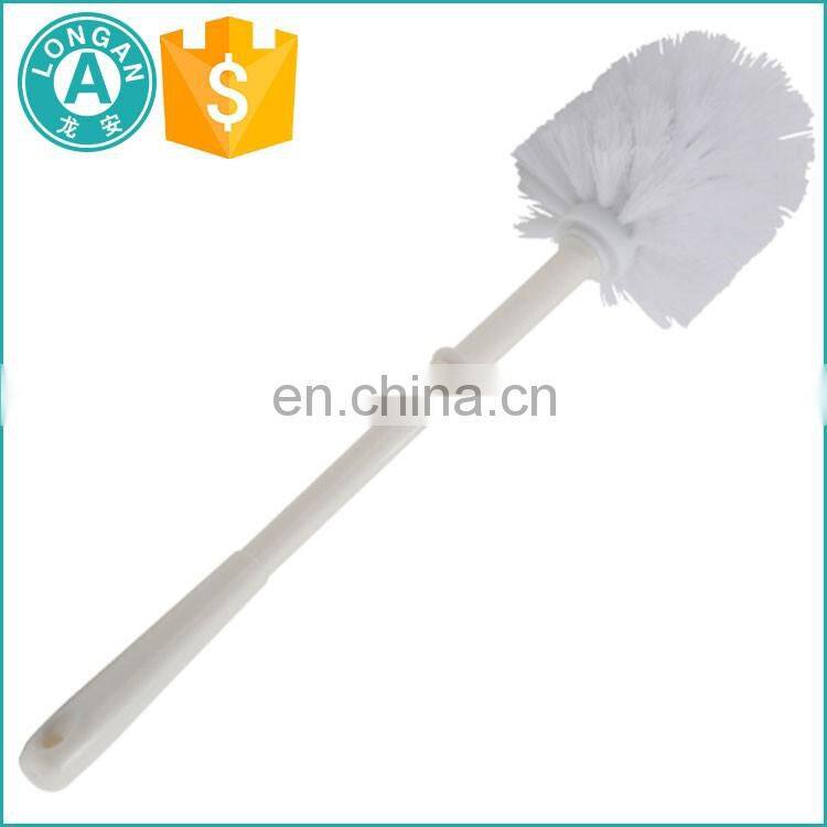 Good Quality White Wc Bathroom Liquid Detergent Packaging Plastic Toilet Brush Head With Novelty Toilet Brush Holders