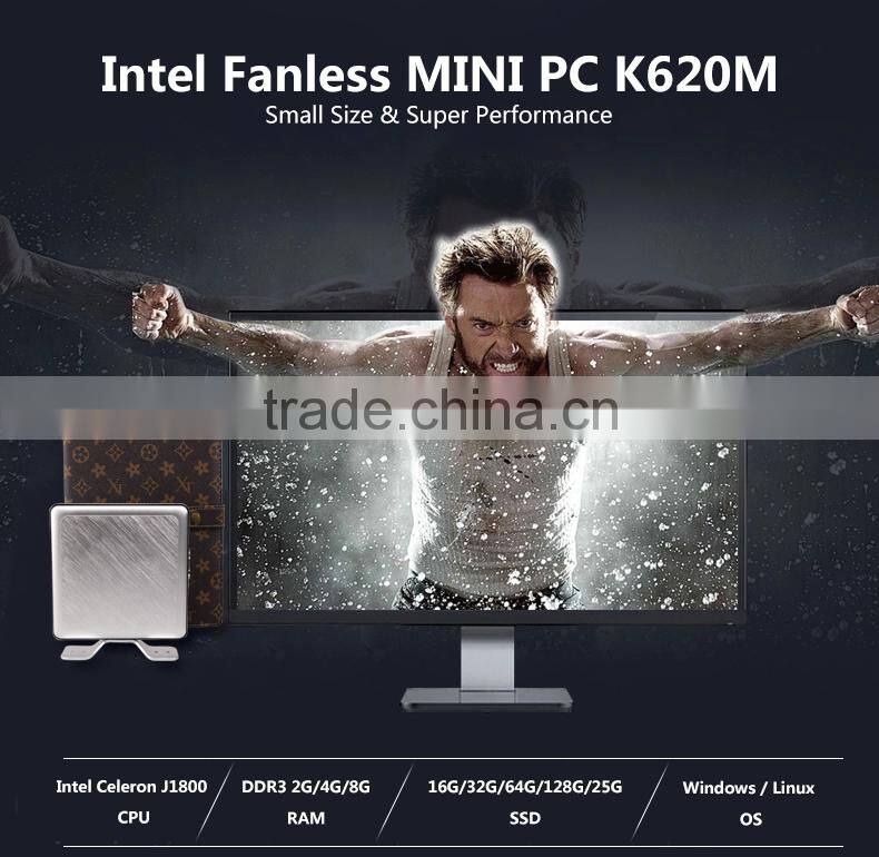 Intel Celeron J1800 Desktop PC Thin Client Computer Mini PC Ultra Small PC