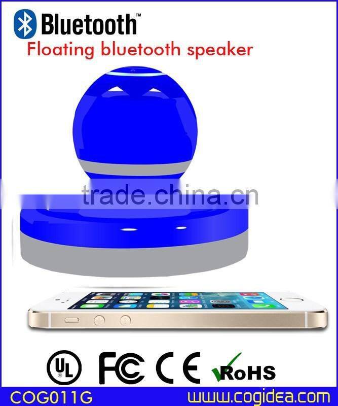 Round magnetic suspension levitation bluetooth speaker