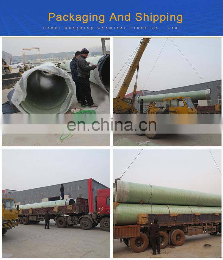 High strength fiberglass reinforced plastic FRP GRP pipe price