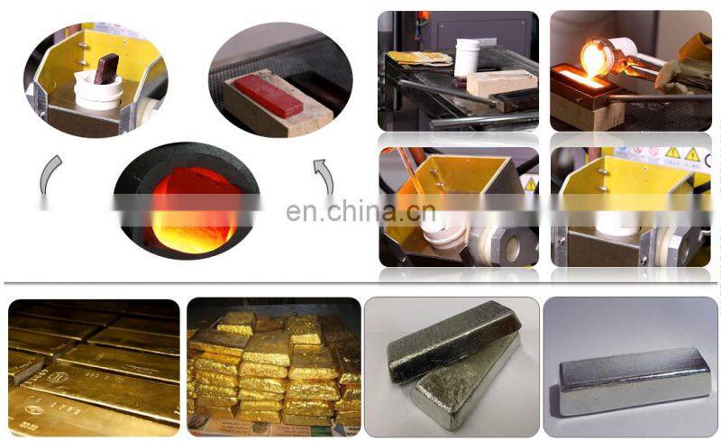 Gold silver copper bullion casting machine