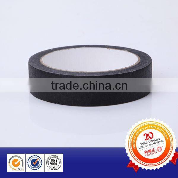 Black Color Spray Paint Paper Masking Tape