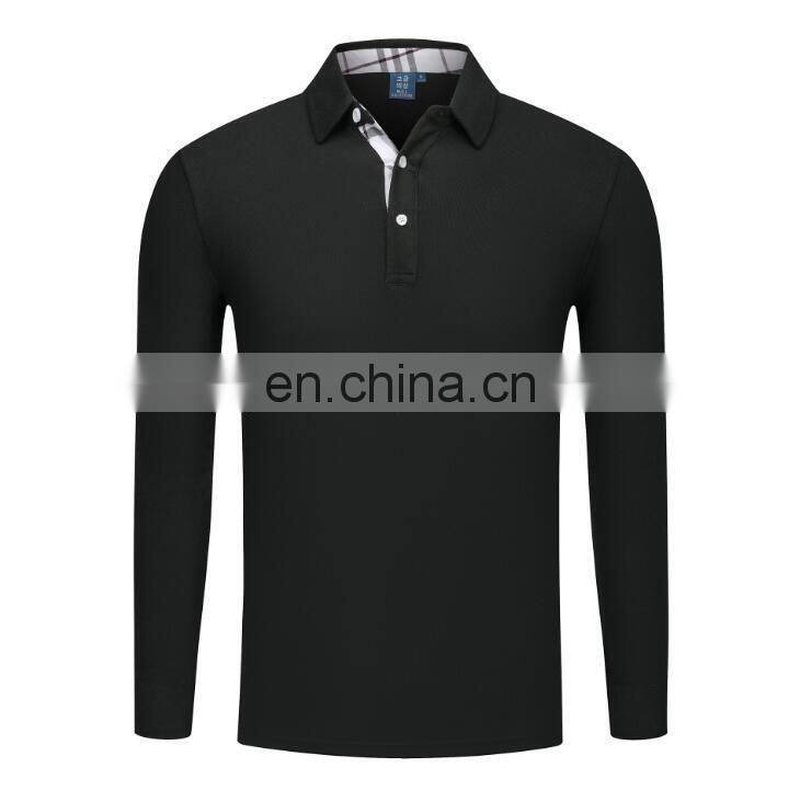 Wholesale Custom Design High Quality Plain Mens Golf Lapel Polo Shirt for Sports Men Casual Smart Embroidered