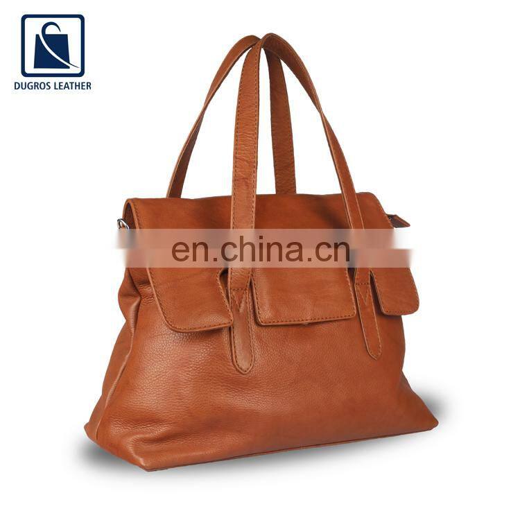 Saddle Shaped Optimum Quality Leather Made Women Use Small Handbag from Global Supplier