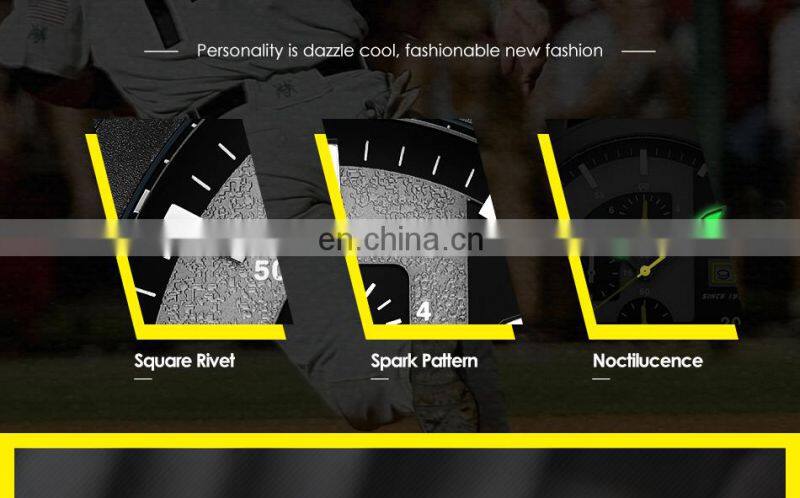 SINOBI Boys Watches Digital S9826G Small Three Dial Chronograph Watches Hand Clock Boys Date Window Business Handwatch