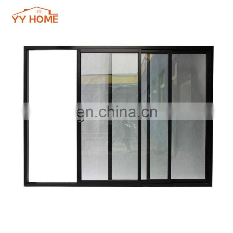 USA/Canada Standard Gold Supplier hurricane impact windows and door aluminum sliding glass door with good performance system