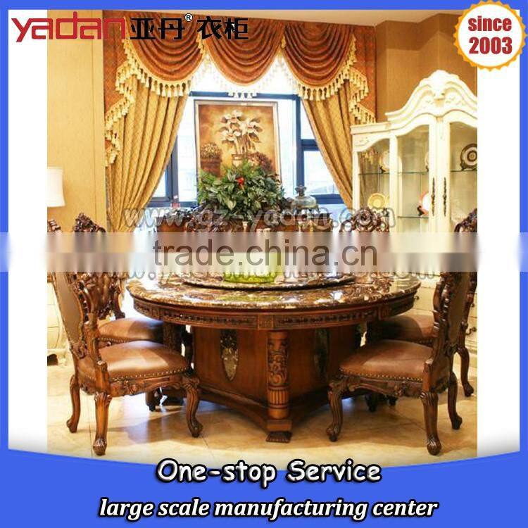 new model luxury modern wooden dinning table designs