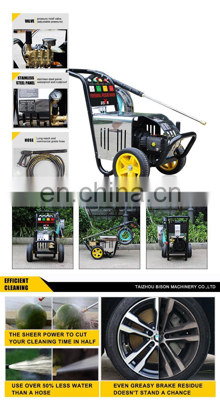 BISON(CHINA) BS-2900 200Bar 380V Industrial Car Wash Equipment With 5.5KW Copper Wire Motor