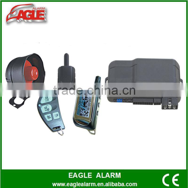 New design two way car alarm system with lcd remote with high quality from China
