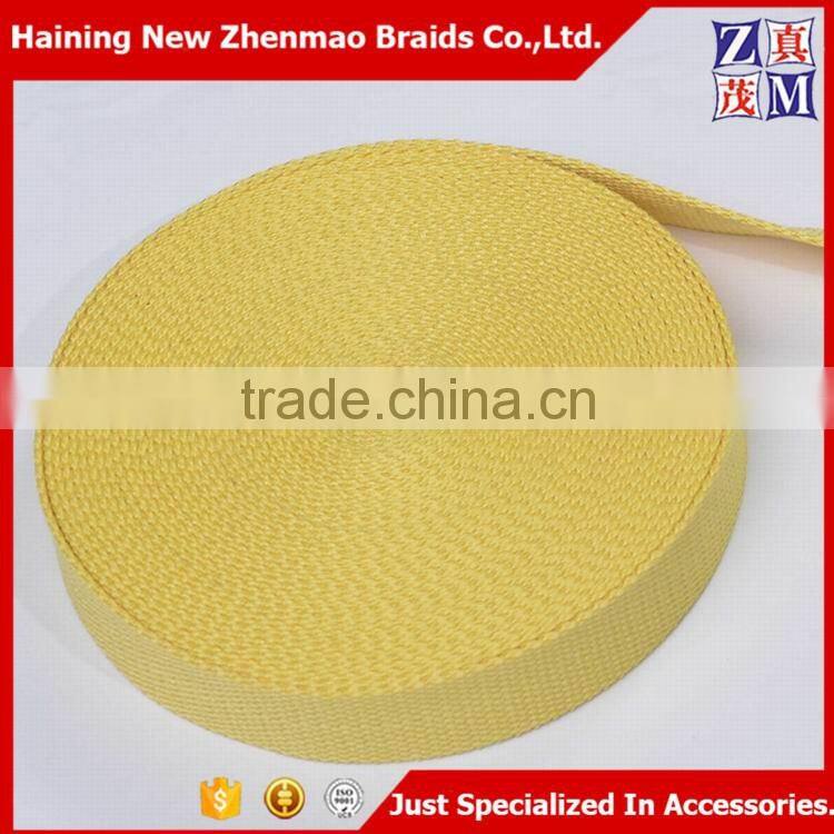 Wholesale low price colored polyester seat belt webbing