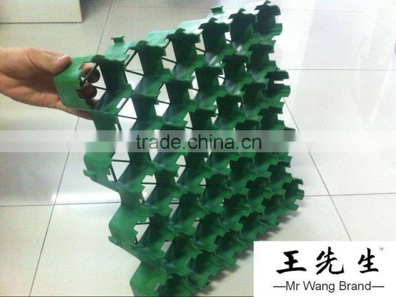 Turf Pave interlocking turf / plastic turf grid / grass grid with green color