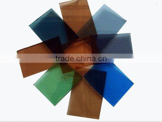 smooth and flat surfaces on both sides Black float glass
