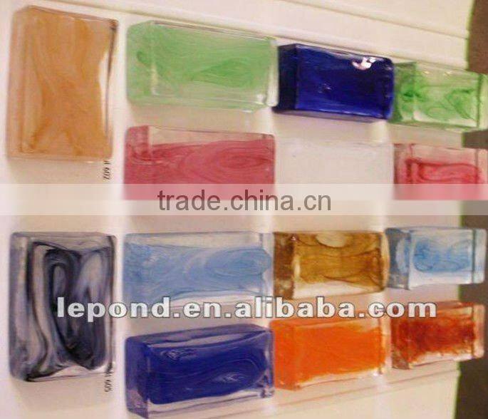 china manufacturer decorative glass brick/glass block for interior&exterior decoration
