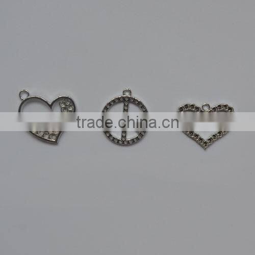 New products cheap metal wholesale charms,custom made metal logo charms
