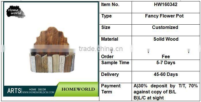 Hot Sale New Product Mini Cottage Christmas Decor Fancy Flower Pot