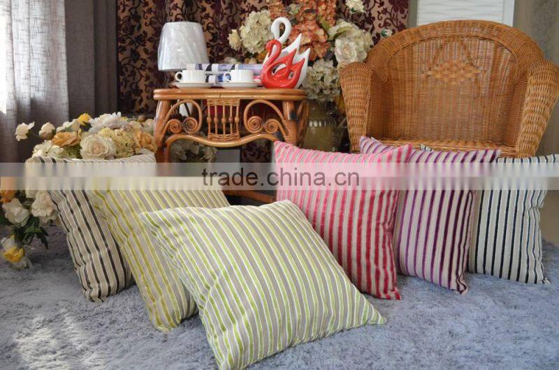 cut velvet stripe pillow