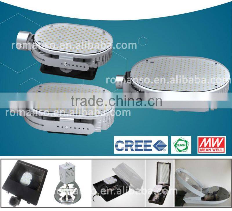 UL DLC CE RoHS AC110-277V outdoor led Street Shoe Box 120w