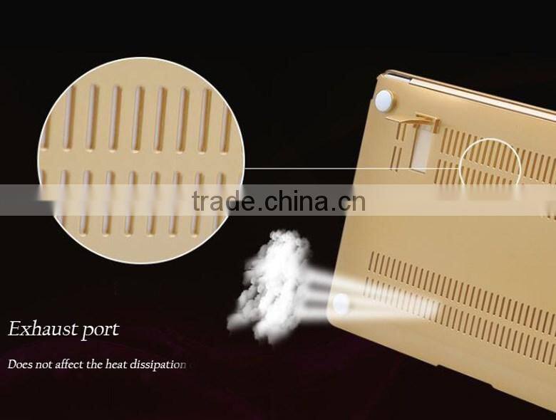 Slim Matte Laptop Cover Case with Fold Kickstand for Macbook Pro 13 inch