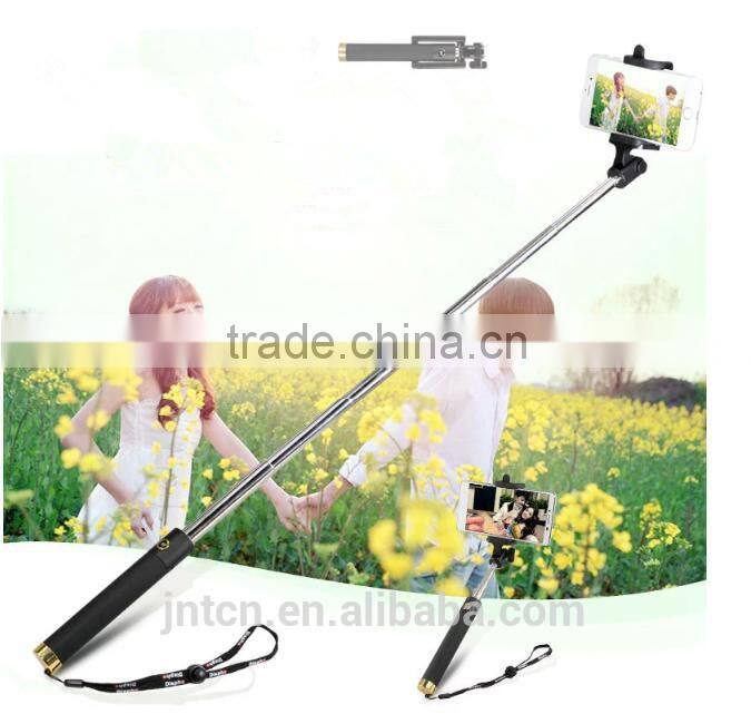 MINI rechargeable folding phone holder monopod bluetooth selfie stick QC22