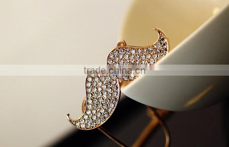 Hottest Jewelry Factory Price Cute Moustache Pendant Necklace