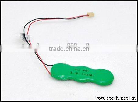 nimh 2.4v 18mAh battery pack