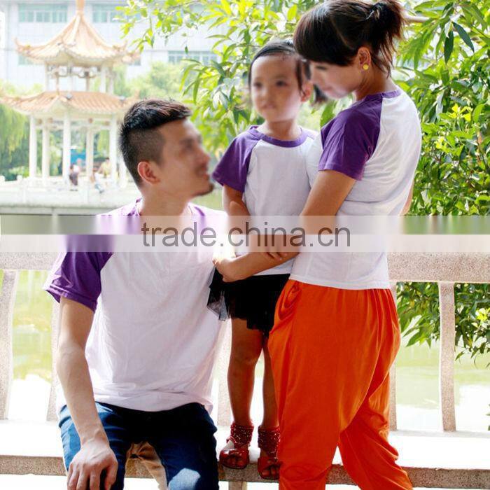 wholesale round collar 100% cotton t-shirt,sublimation shirt ,custom T-shirt