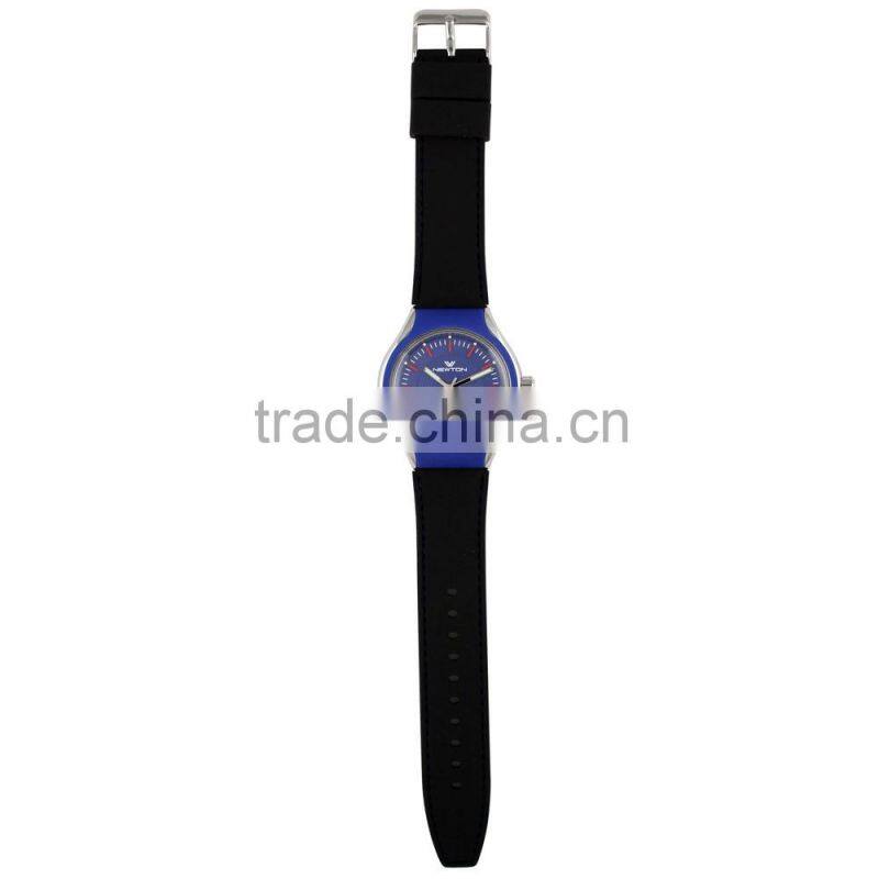 FT1418_BL Men promotional young rubber strap three hands trendy quartz movement wristwatch