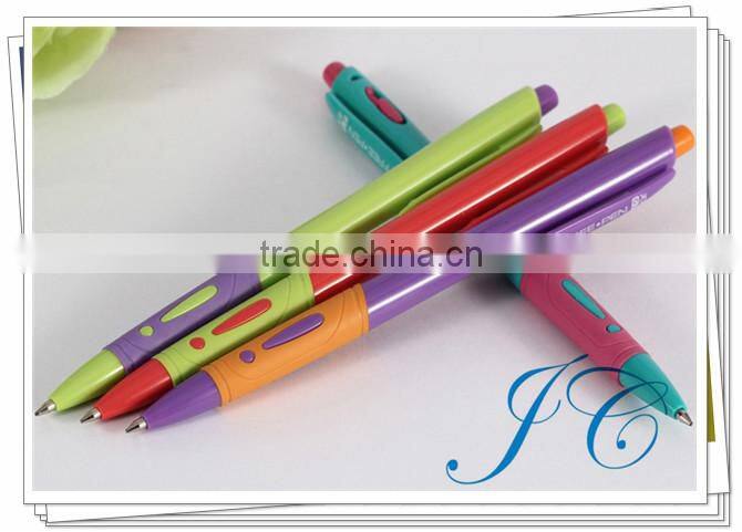 Comfortable Plastic Colorful Ballpoint Pen