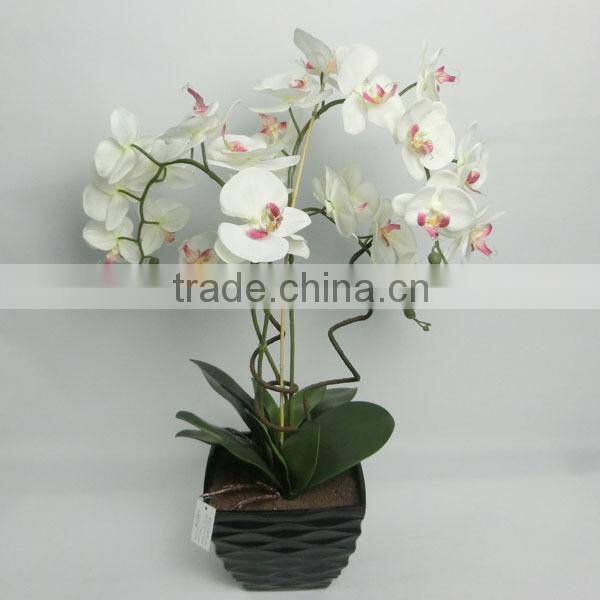 Best selling indoor decoration artificial flowers and foliages/artificial orchid flower