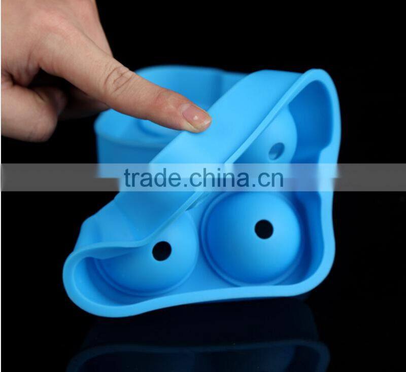 2015 How to make sphere ice cubes/ice ball mold silicone in China
