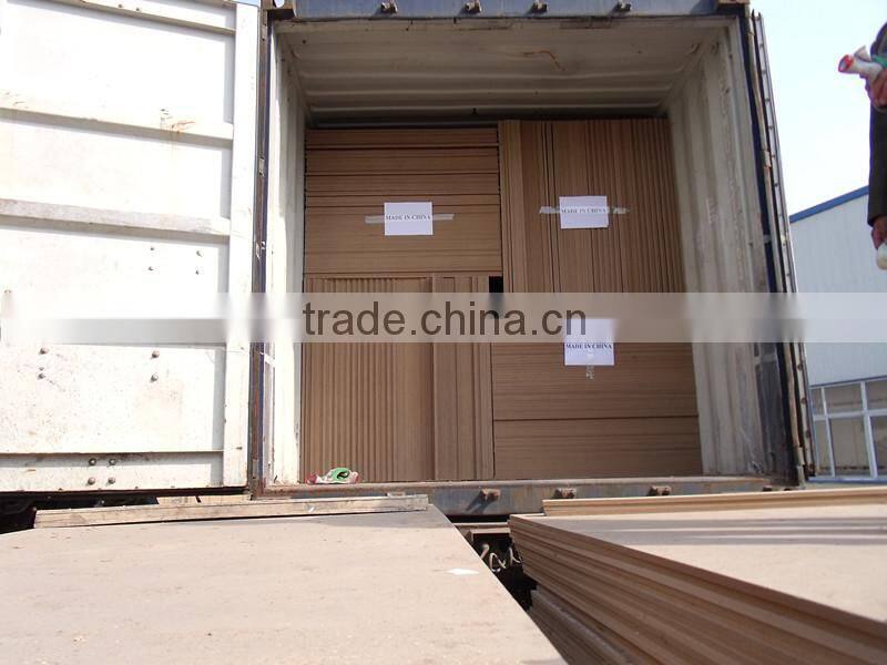 White Laminated Melamine Coated MDF Boards For Different Furniture Usages